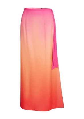 Karl Lagerfeld ombré maxi pareo - Pink