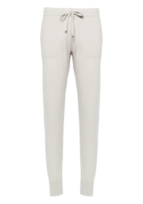 Eleventy drawstring-fastening knitted trousers - Neutrals