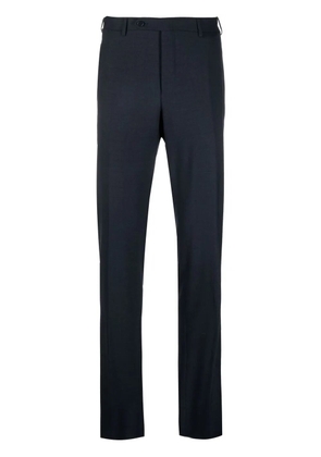 Canali straight-leg tailored trousers - Blue