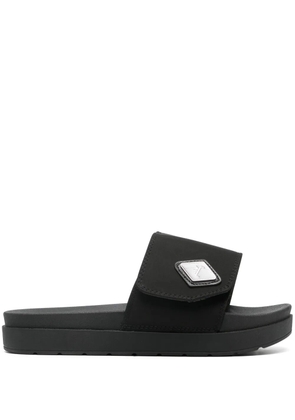 A-COLD-WALL* Diamond padded slides - Black