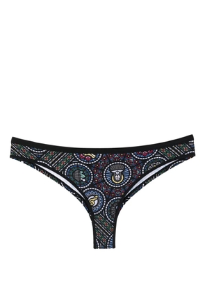 Marlies Dekkers Ecclesia stained-glass print butterfly briefs - Black
