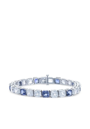 Fantasia by Deserio Alternating sapphire and diamond bracelet - Silver