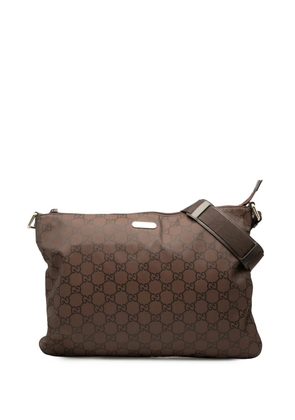 Gucci Pre-Owned 2000-2015 GG Nylon crossbody bag - Brown