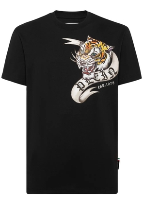 Philipp Plein graphic-print cotton T-shirt - Black