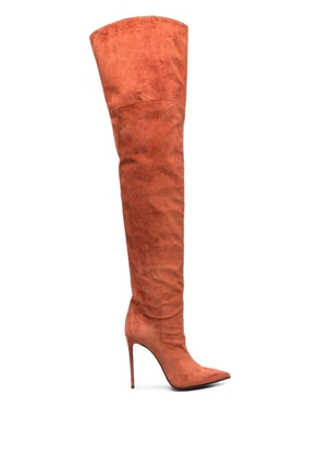 Le Silla Eva suede thigh-high boots - Orange