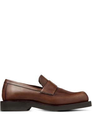 Jimmy Choo Buff leather loafers - Brown