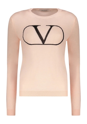 Valentino Garavani crew-neck long-sleeve sweater - Pink