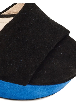 Nicholas Kirkwood platform heeled sandals - Black