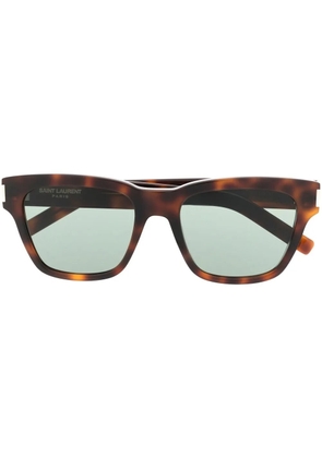 Saint Laurent Eyewear wayfarer-frame sunglasses - Brown