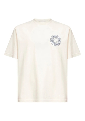 Stone Island logo-print cotton T-shirt - Neutrals