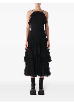 Jason Wu ruffle-detail midi dress - Black