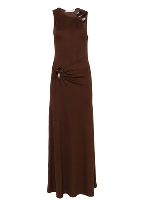 Christopher Esber Callisto Duality cut-out gathered dress - Brown