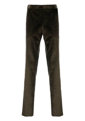 Canali corduroy straight-leg jeans - Green