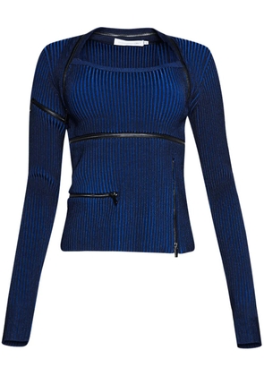 Christopher Esber Revaler detachable-sleeve top - Blue