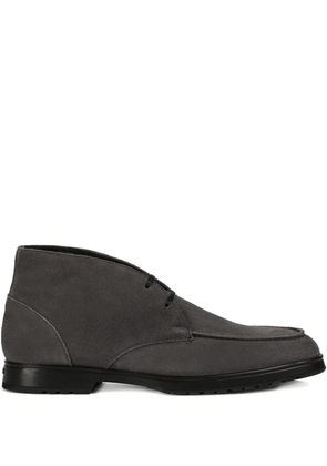 Doucal's lace-up desert boots - Grey