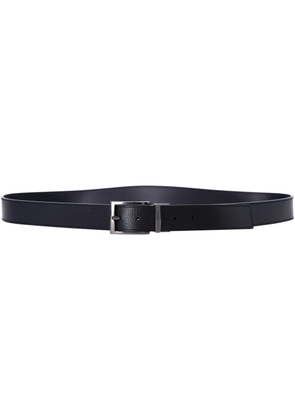 Emporio Armani leather buckle belt - Black