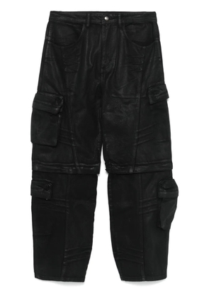 Andersson Bell wide-leg cargo jeans - Black