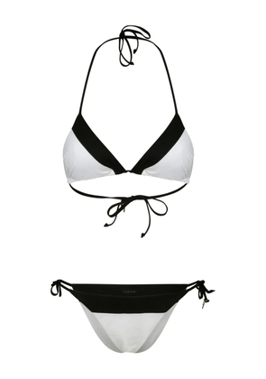 Fisico two-tone bikini - White