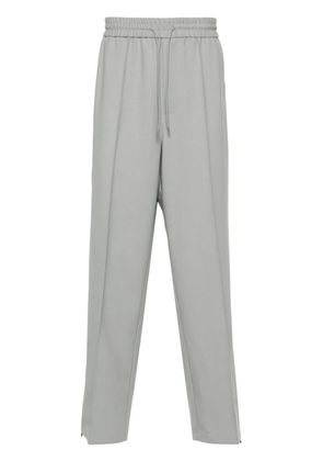 Emporio Armani raised-seam straight trousers - Grey