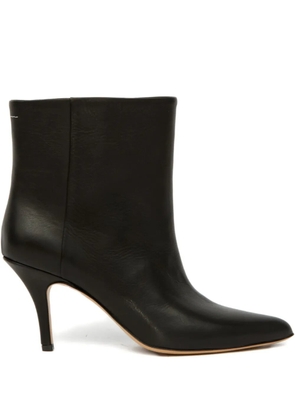 MM6 Maison Margiela Trunk leather boots - Black