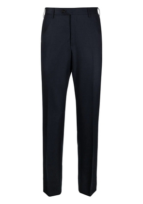 Corneliani mini-check tailored trousers - Blue