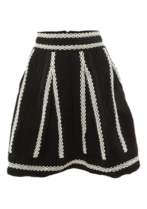 Maje Julane flared mini skirt - Black