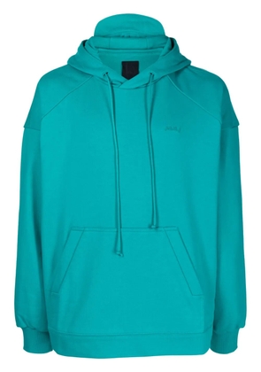 Juun.J long-sleeve cotton hoodie - Green