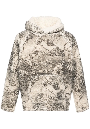 ERL fleece hoodie - White