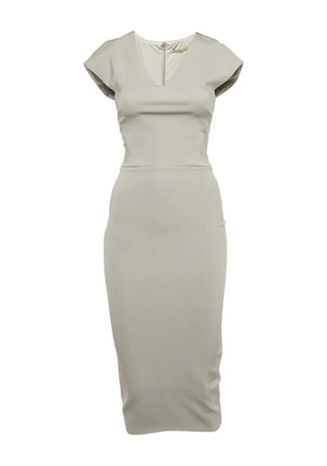 Victoria Beckham jersey zip dress - Grey