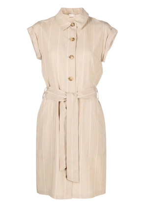 LIU JO belted-waist shirt dress - Neutrals