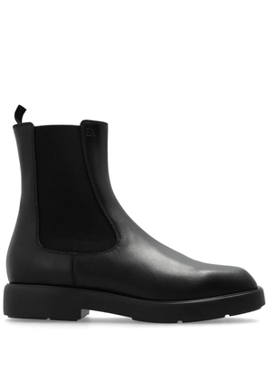 Emporio Armani leather Chelsea boots - Black