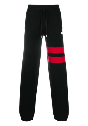 GCDS logo plaque track trousers - Black