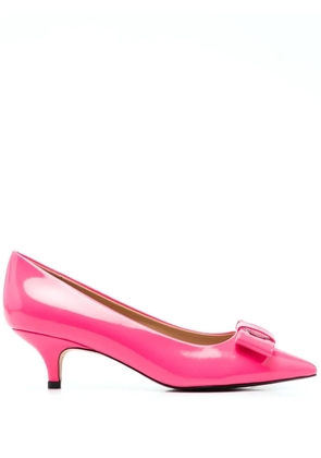 Age of Innocence Jacqueline 50mm bow-embellished pumps - Pink
