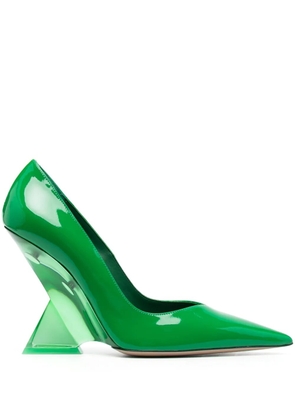 The Attico Cheope 95mm patent pumps - Green