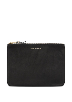 Comme Des Garçons Wallet zip logo wallet - Black