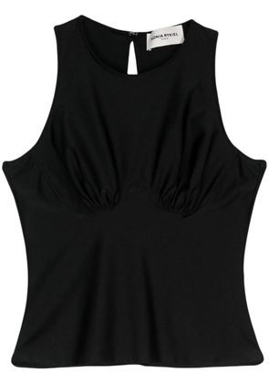 Sonia Rykiel bustier-detail open-back tank top - Black