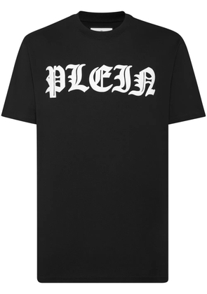 Philipp Plein Gothic Plein cotton T-shirt - Black