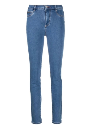 Philipp Plein high-waist skinny-cut jeans - Blue