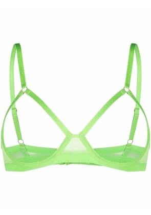 Maison Close Corps à Corps Neon bra - Green