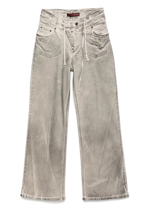 Ottolinger coated-finish jeans - Neutrals