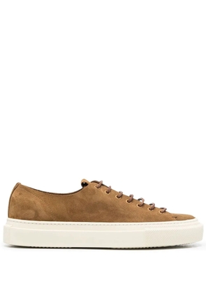 Buttero low-top contrasting sole sneakers - Brown