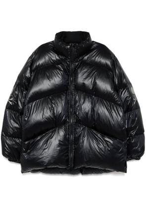 Mastermind World logo-print down jacket - Black