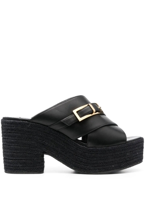 Sergio Rossi 90mm Nora block-heel sandals - Black