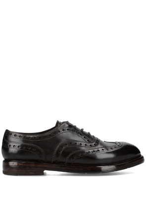Premiata leather Oxford shoes - Brown