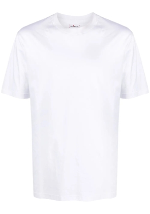 Kiton embroidered-detail cotton T-shirt - White