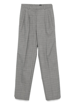 BOSS Prince Of Wales-check trousers - Black