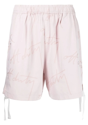 Off Duty Role side-tie shorts - Neutrals