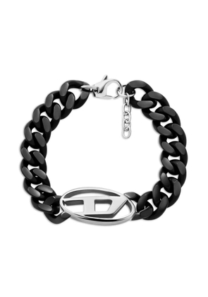 Diesel Oval D-plaque bracelet - Black