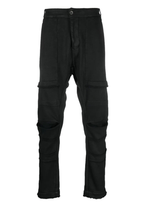 Masnada jersey tapered-leg trousers - Black