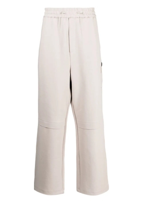 ZZERO BY SONGZIO Panther drawstring cotton track pants - Neutrals